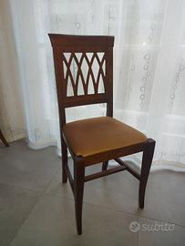 4 sedie in legno