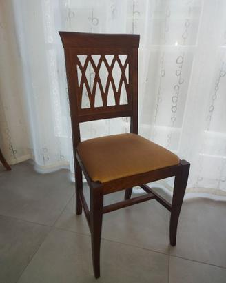 4 sedie in legno