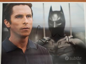 autografo Cristian Bale (Batman)