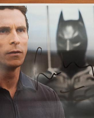 autografo Cristian Bale (Batman)