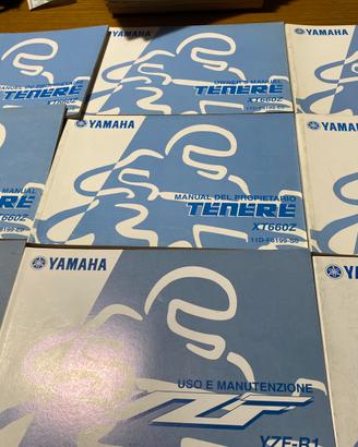 Materiale cartaceo originale yamaha