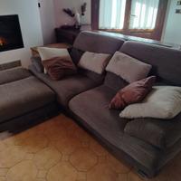 Divano Poltrone e Sofà 3 posti + pouf + cuscini