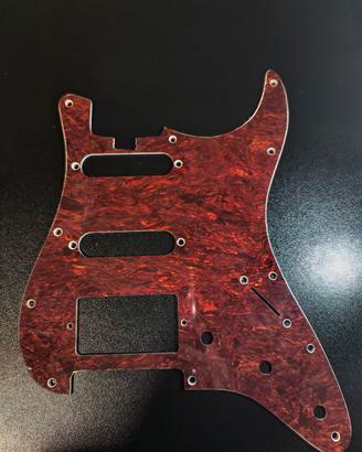 Battipenna rosso tartarugato "Strat style"
