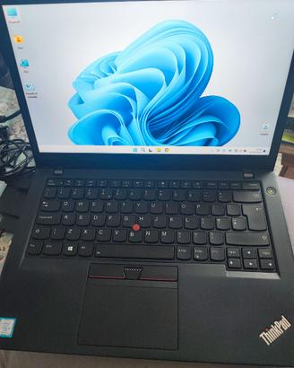 Lenovo Thinkpad T470s Core i5 7'  8 Gb Ram 256nvme