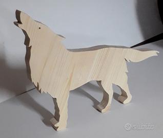 lupo in legno