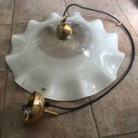 Lampada da soffitto in vetro du Murano