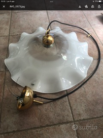 Lampada da soffitto in vetro du Murano