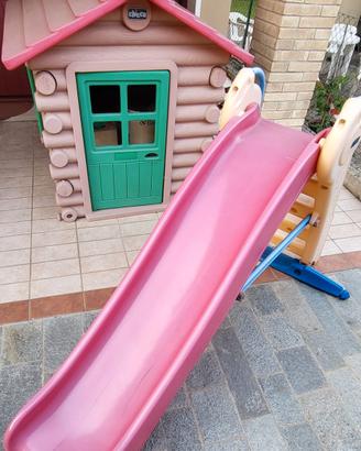 Casetta Chicco Chalet + Scivolo Chicco Sport
