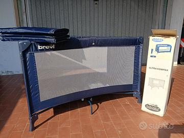 lettino da campeggio + 2 materassini