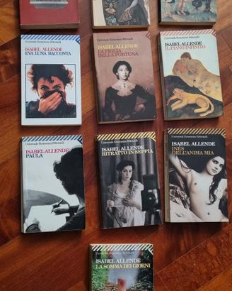 Isabel Allende Lotto 10 libri Univ.Ec.Feltrinelli