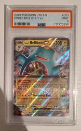 Pokemon PSA 9 Iono's Bellibolt ex 053/159 JTG eng