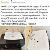 Mobile lavabo bagno