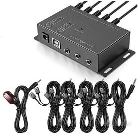 Ripetitore infrarossi (IR repeater) 10 emettitori