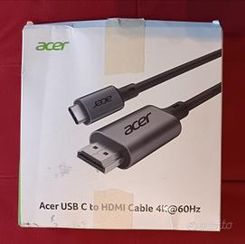 ACER USB to HDMI Cable 4K@60Hz per iPhone 3 metri