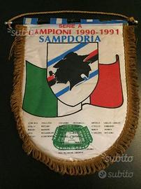 Gagliardetto Vintage Sampdoria juventus valencia