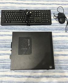 HP Slimline con SSD 256GB + tastiera e mouse