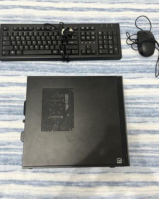 HP Slimline con SSD 256GB + tastiera e mouse