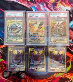 Lotto Collezione carte pokemon psa 10/Near mint nm
