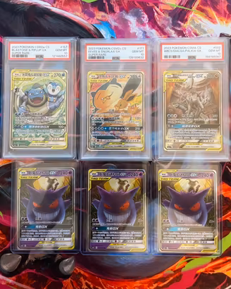 Lotto Collezione carte pokemon psa 10/Near mint nm