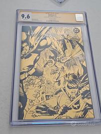 Fumetto n.1 gradato 9.6 Batman con autografi 