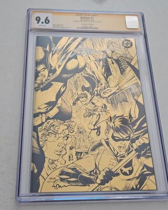 Fumetto n.1 gradato 9.6 Batman con autografi 