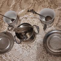 Raro Set Caffè Bavaria Vintage in Peltro 95%