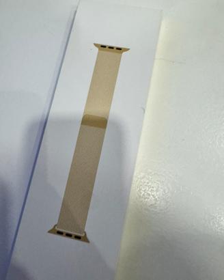 Apple Watch 7/8/9/10 maglia  milanese gold