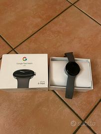 Google Pixel watch 1 LTE argento + scatola e caric