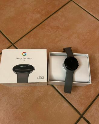 Google Pixel watch 1 LTE argento + scatola e caric