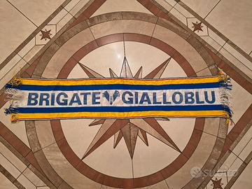 Sciarpa Ultras Verona Brigate Giallo Blu Vintage 