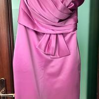 Vestito sartoriale per cerimonia con stola