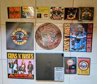 GUNS ROSES COLLEZIONE DISCHI