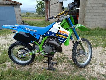 Kawasaki kx 250 1993 cross d'epoca motore 0 ore