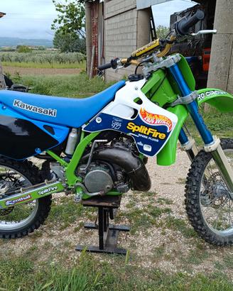 Kawasaki kx 250 1993 cross d'epoca motore 0 ore
