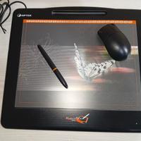 Tavola grafica, grande con penna e mouse wireless.