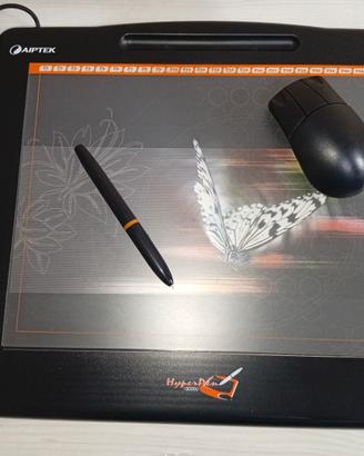 Tavola grafica, grande con penna e mouse wireless.