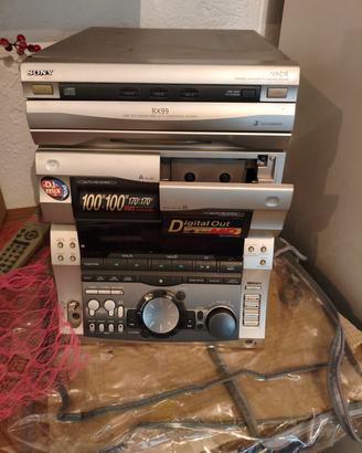 lettore cd cassette rotto Sony 
