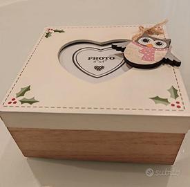 PORTA GIOIE BAMBINA IN LEGNO