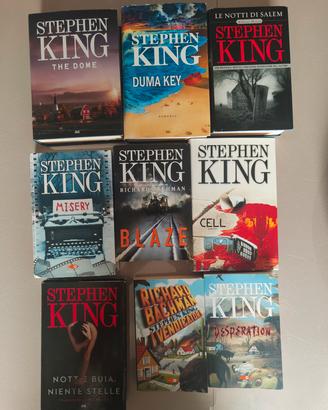 Libri Stephen King, lotto di 9