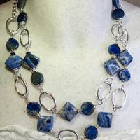 collana lapislazzuli/sodalite