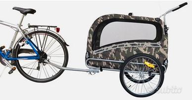 Rimorchio Bici/Passeggino Per Cani (45 KG)