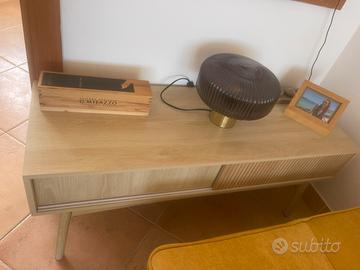 Tavolino da soggiorno stile scandinavo 115 cm