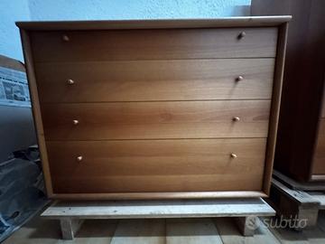 Cassettiera e settimanale colore noce nazionale