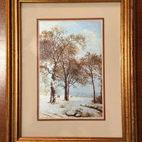 Quadro a tema invernale