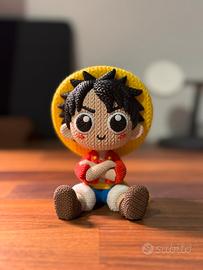 Rufy - One Piece - Figure con effetto uncinetto