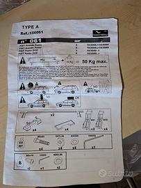 Barre porta tutto per Fiat Punto