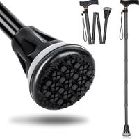 Bastone da trekking pieghevole con manico in legno