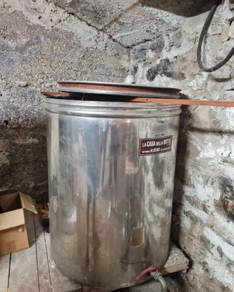 Serbatoio acciaio inox 5hl