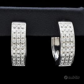 ORECCHINI ALFIERI &S.JOHN IN ORO 18KT E BRILLANTI