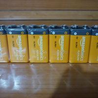 Pile alacine 9V nuove n. 6 pezzi totali